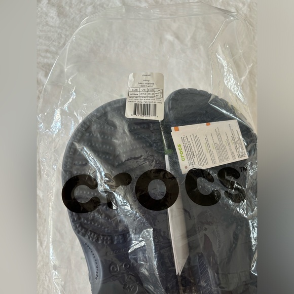 Classic crocs. Brand new. Navy. Men’s size 12. - Picture 2 of 7
